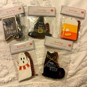 Halloween Wood Tags